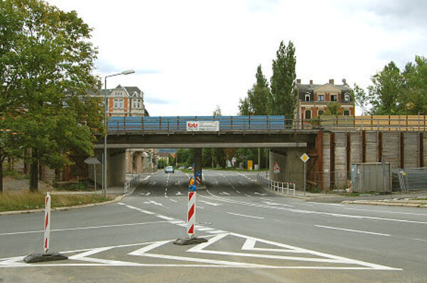Bildnachricht | Plauener Schillerbrücke am Bahnhof wieder frei