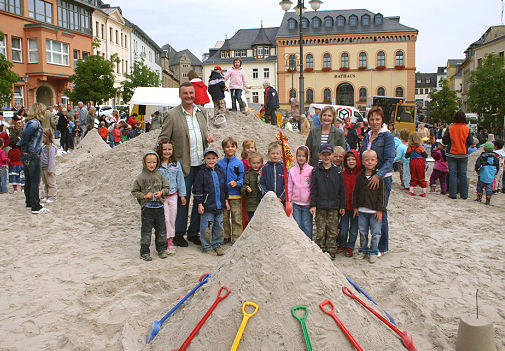 Bildnachricht | Größter Sandkasten Sachsens in Reichenbach