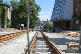 Lärmintensive Arbeiten auf der Neundorfer Straße in Plauen