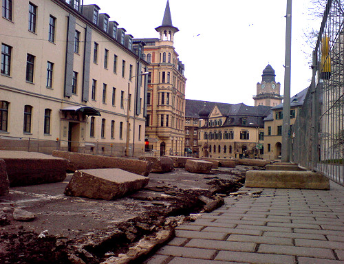 Bauarbeiten Neundorferstraße