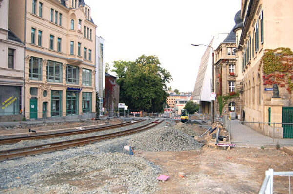 Bildnachricht | Neue City-Ader in Plauen nimmt Gestalt an