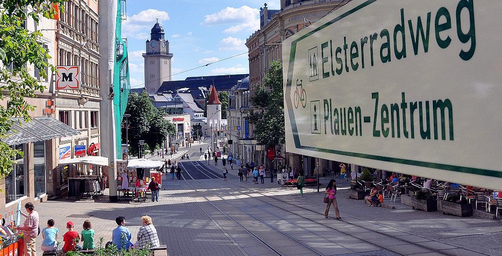 Bahnhofstraße Plauen wird umgestaltet