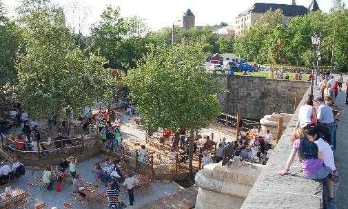   250510 Stadtstrand Plauen Biergarten 