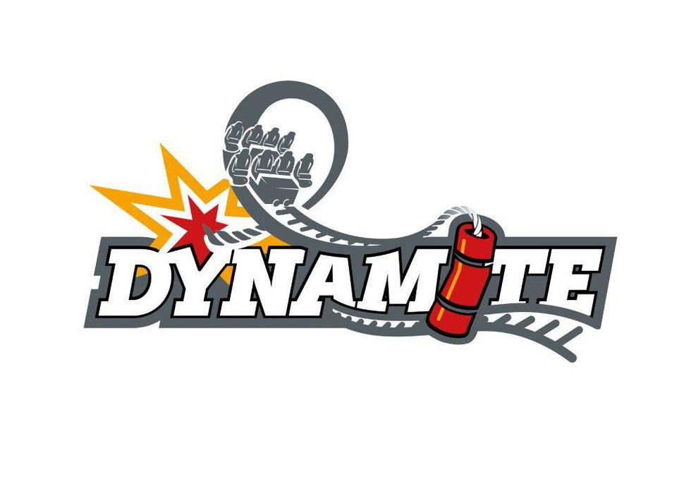 Das Logo der neuen Achterbahn in Plohn-Dynamite
