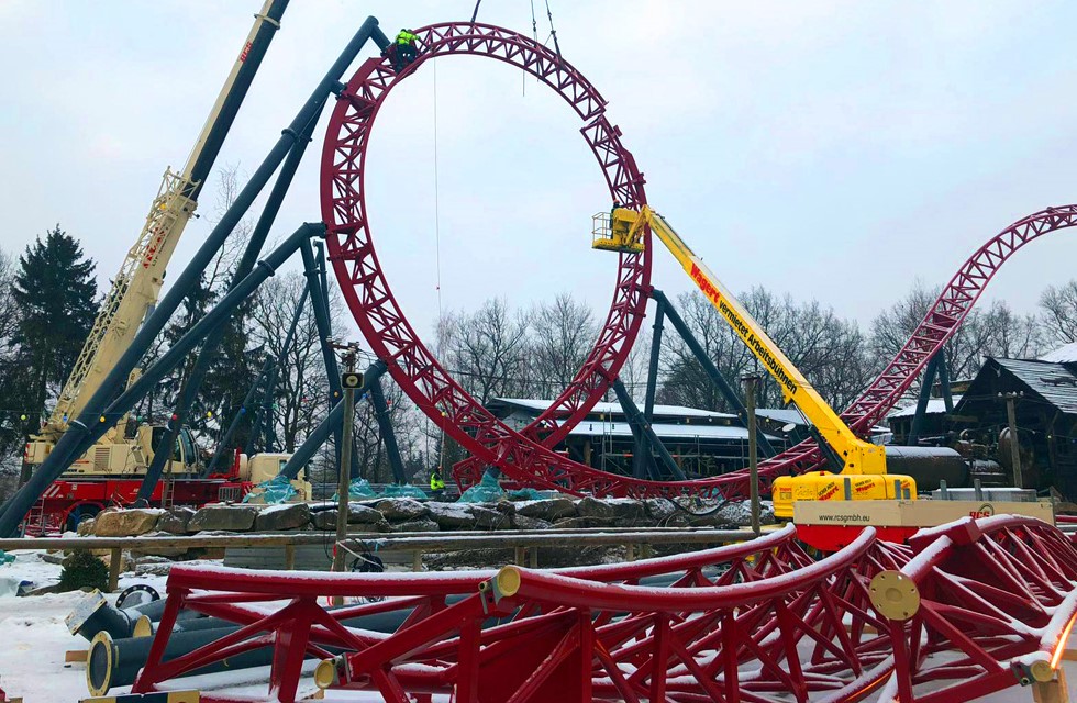 Dynamite Achterbahn: Deutschlandpremiere im Vogtland wächst
