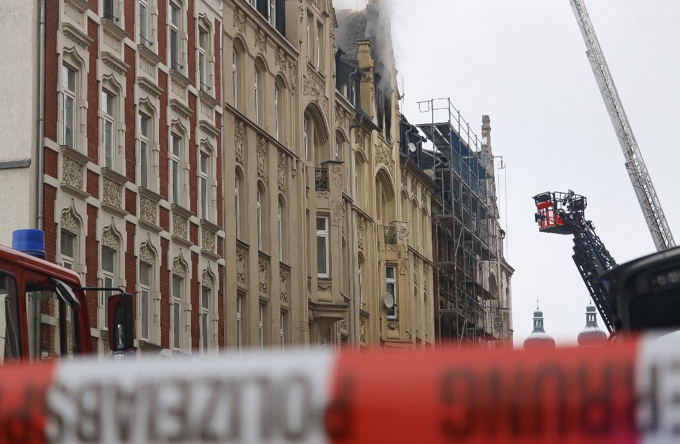 Dürerstraße in Plauen nach Brand noch Wochen gesperrt 