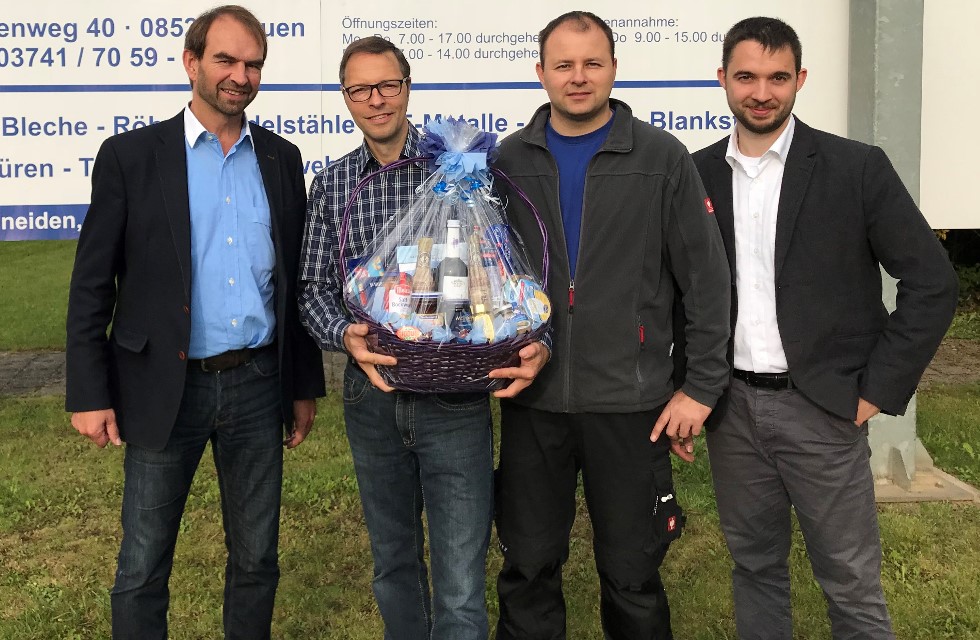 Ein Vierteljahrhundert bei Köstner Stahlzentrum Plauen 