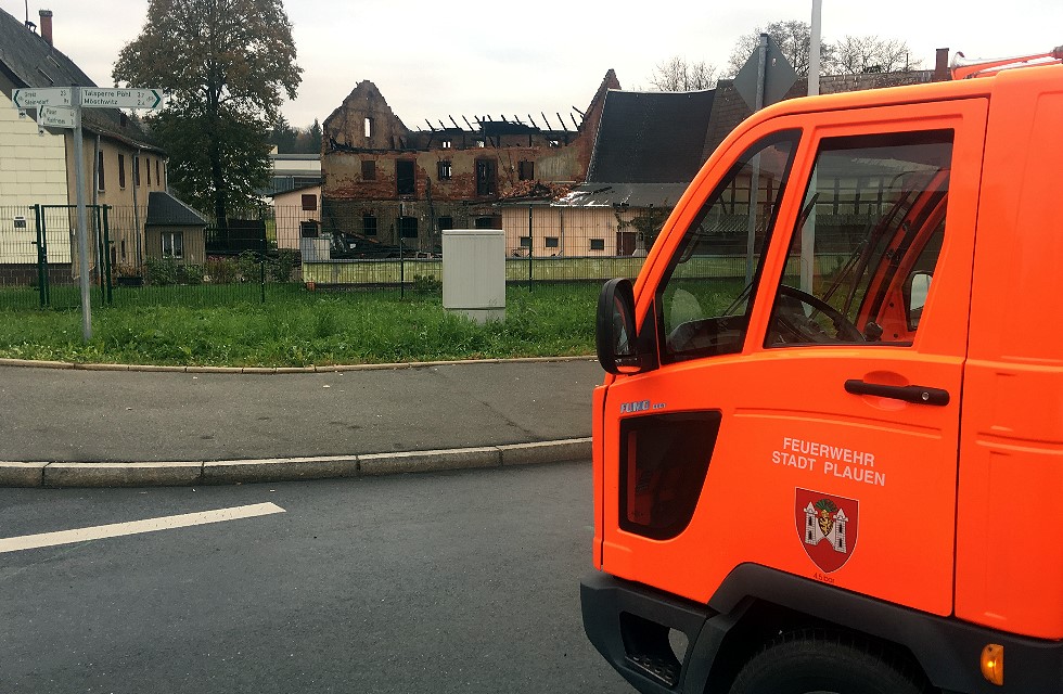 Plauen: Erneut Brand in Alt-Chrieschwitz 