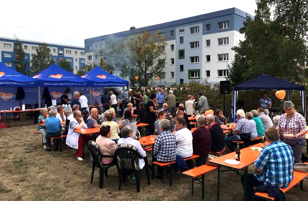 Grillfest bei der WbG Plauen