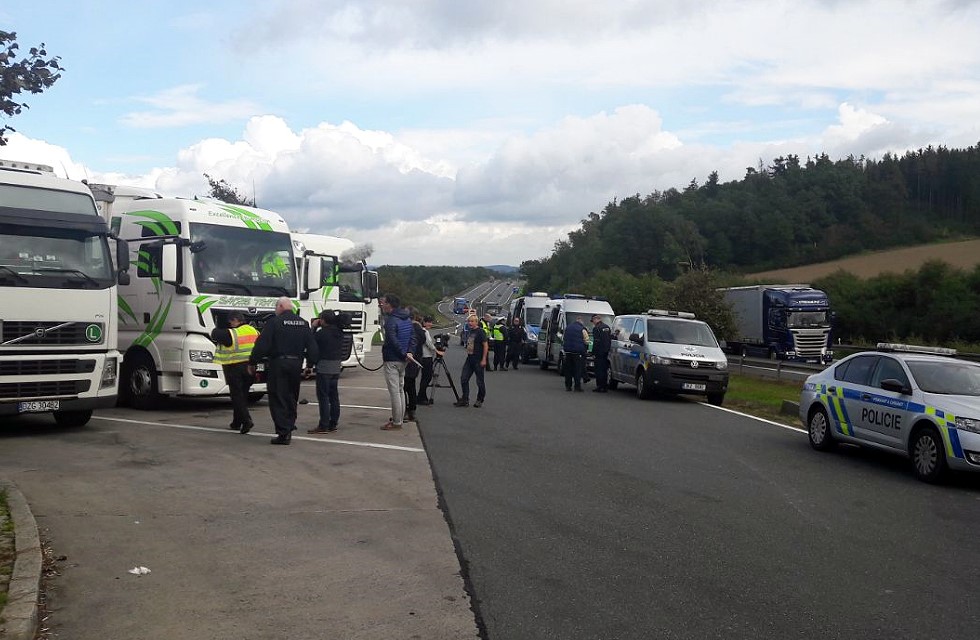 Großkontrolle auf A72 bei Plauen