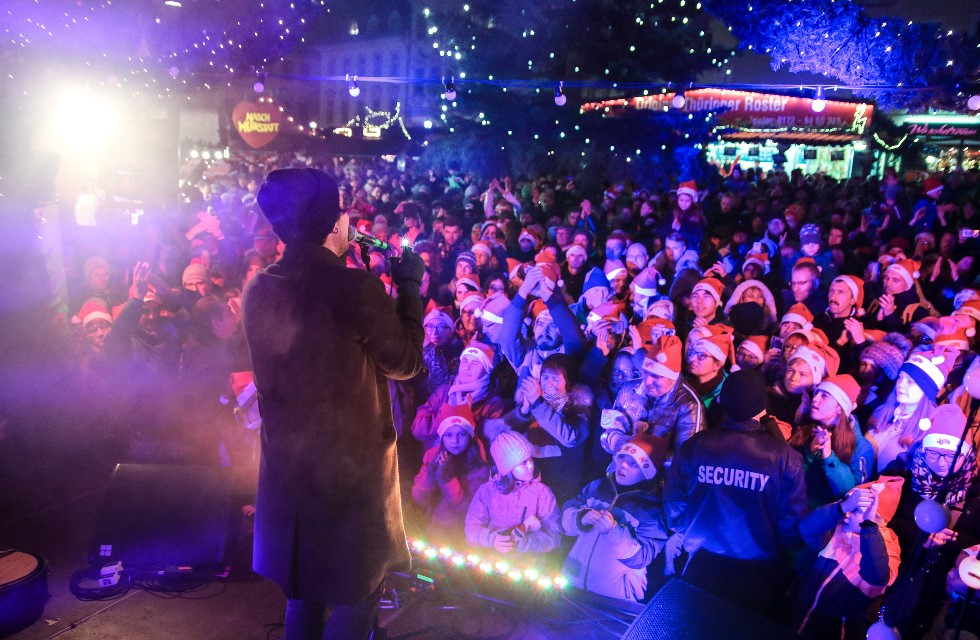 Großer Andrang in Plauen zur MDR JUMP Weihnachtsshow 