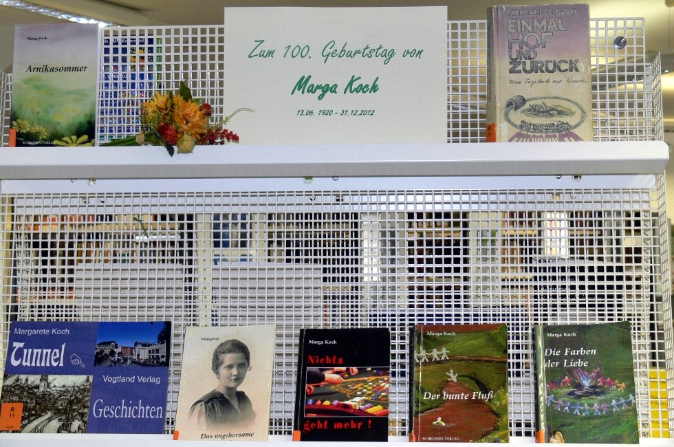 Vogtlandbibliothek Plauen zeigt Marga Kochs Werke