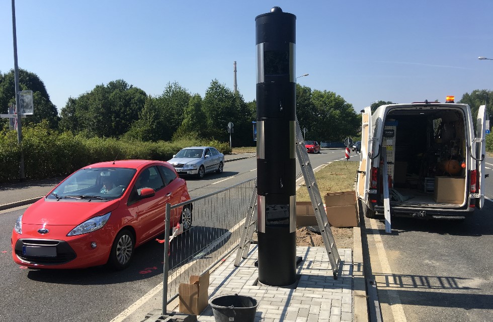 Neuer fester Blitzer in Plauen auf der Dresdner Straße 