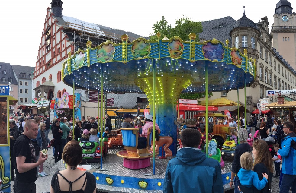 Das Stadtfest "Plauener Frühling" lockt Groß und Klein in die Spitzenstadt. Foto: Archiv