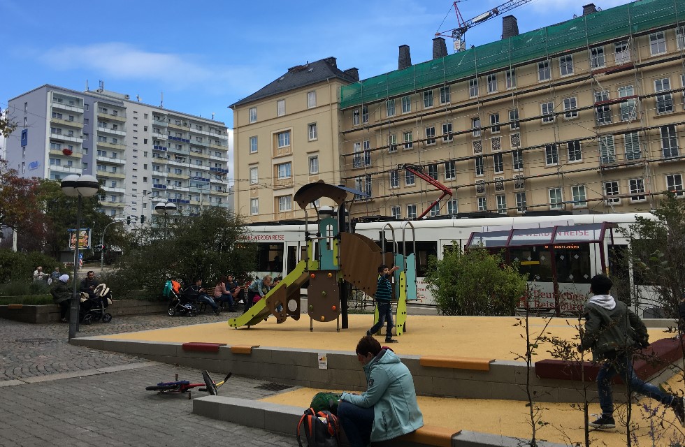 Neues Spielparadies am Plauener Albertplatz