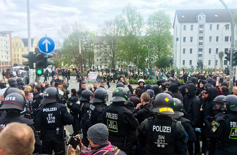 Rechter Mob zieht durch Plauen