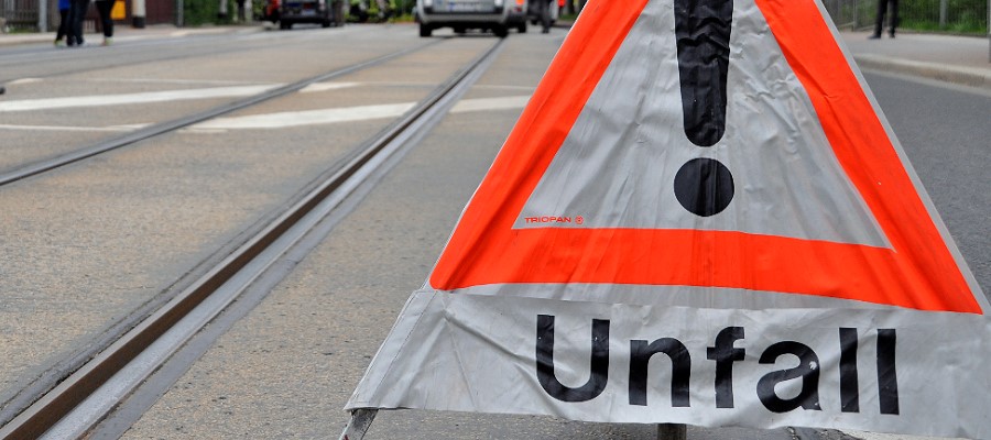 Verkehrsunfall in Plauen