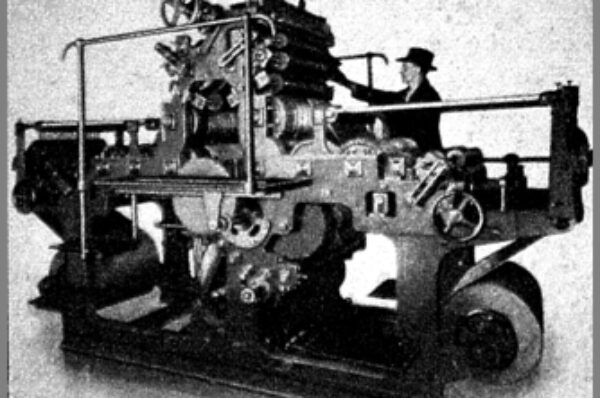 Die erste Druckmaschine und andere Pläne