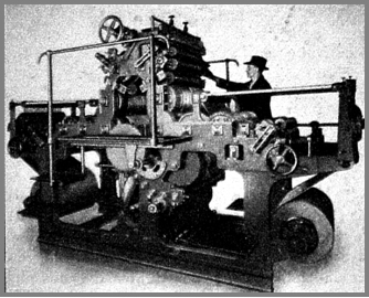 Die erste Druckmaschine und andere Pläne