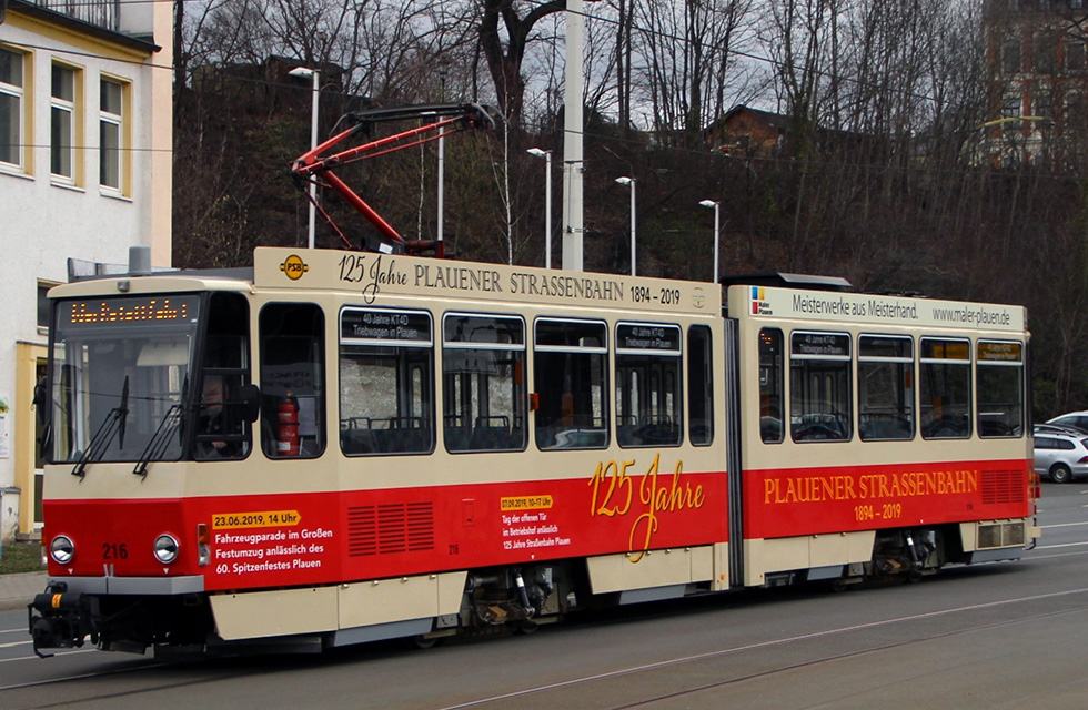 Plauener-Strassenbahn-Plauen-125 Jahre-Jubiläum-Vogtland-Spitzenstadt