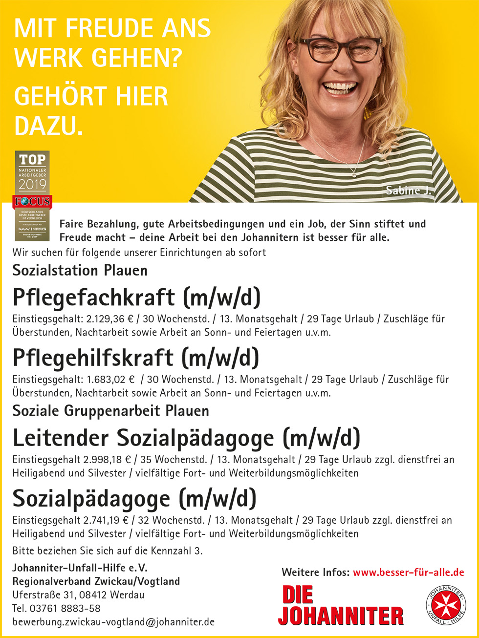 Pflegekräfte m/w/d und Sozialpädagogen m/w/d gesucht