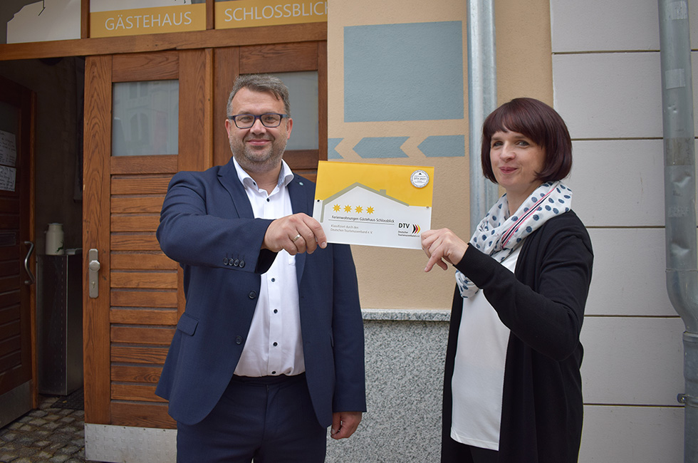 Gästehaus Schlossblick in Greiz erhält 4 Sterne