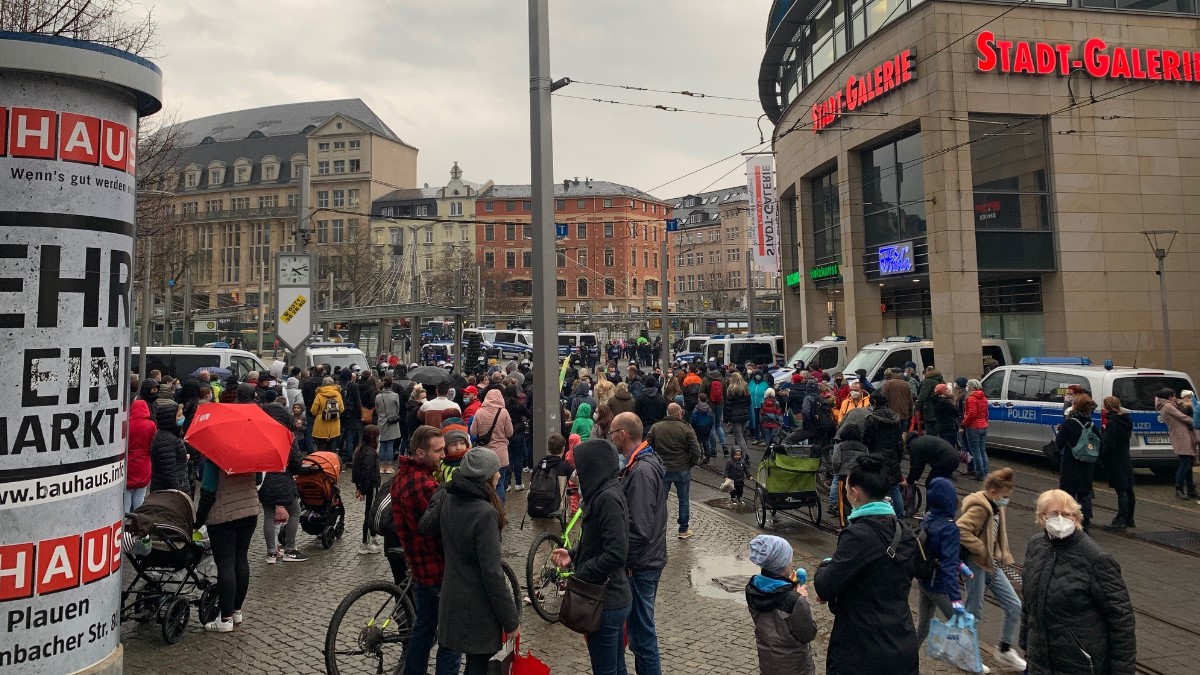 Protest im Vogtland gegen Corona-Politik wächst
