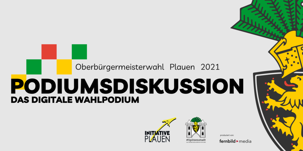 Online-Podiumsdiskussion zur OB-Wahl in Plauen