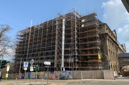 Fassaden-Sanierung an Plauener Rathaus auf Zielgerade