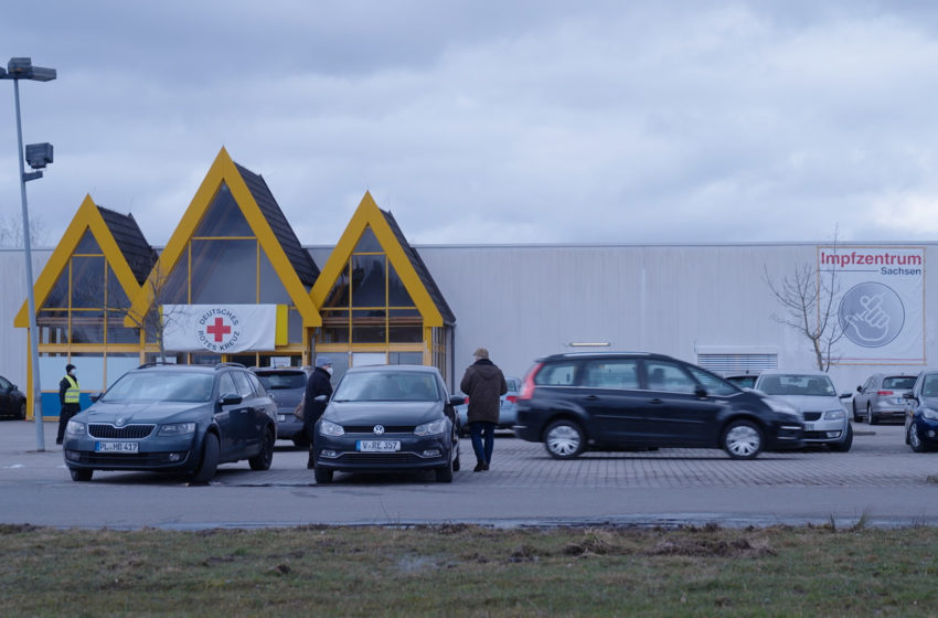 Das Impfzentrum in Eich
