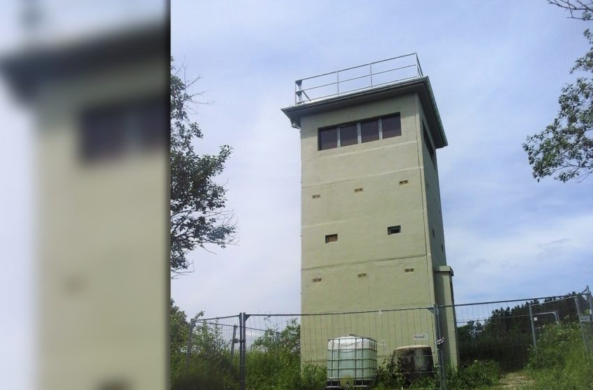 Außensanierung des Grenzturms in Heinersgrün abgeschlossen