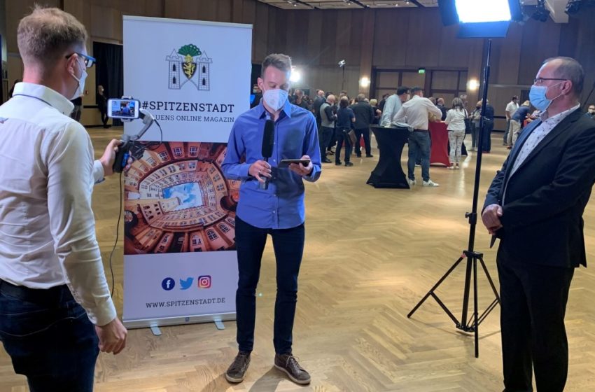 Wahlberichterstattung von Spitzenstadt.de in der Festhalle Plauen
