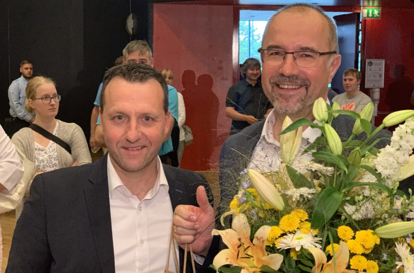 Steffen Zenner mit Jörg Schmidt.