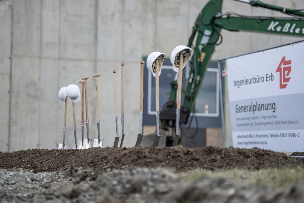 Spatenstich für die neue Hafermühle in Oberlosa - Foto: Rubin Mühlen / Stephan Roßner