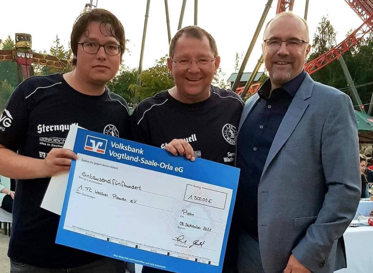 Wacker Plauen ist „Stern des Sports“ 2021
