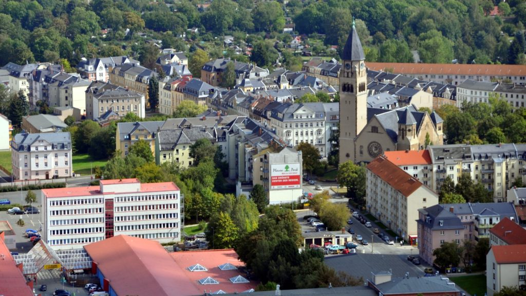 Der Plauener Stadtteil Haselbrunn. Foto: Martin Reißmann