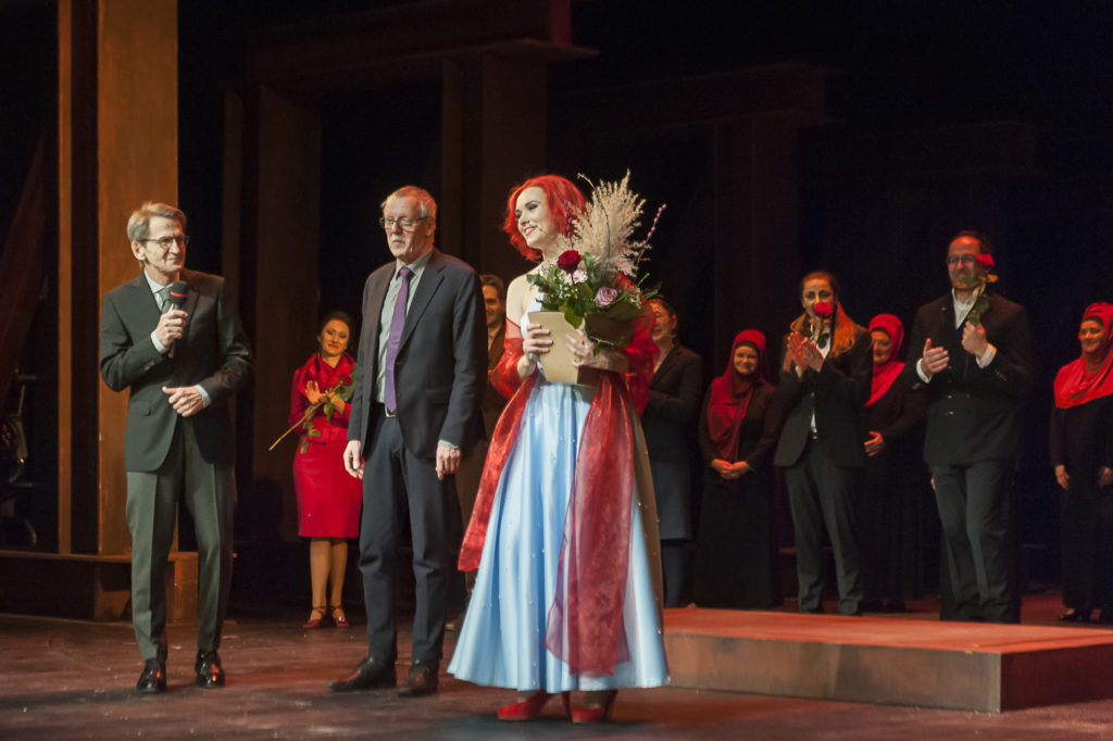 Christina Maria Heuel bekommt Edith-Löwel-Nachwuchsförderpreis des Theaterfördervereins Plauen. Foto: André Meyer