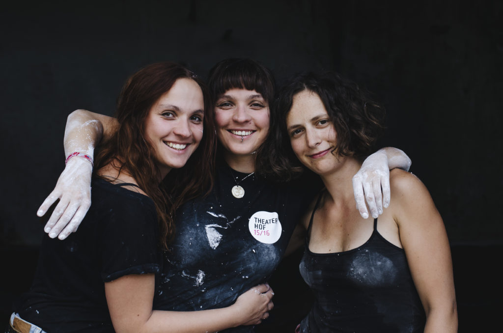 Die Initiatorinnen des Projektes: Kristin Lehmann, Katrin Limmer und Rebecca Schöler. Foto: Markus Schneider 