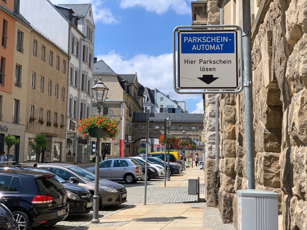 Parken in Plauen endlich per App möglich. Foto: Spitzenstadt.de