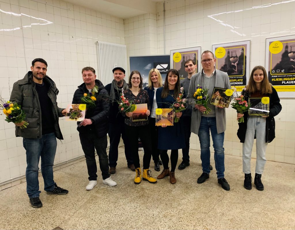 Lieblingsplatz in Plauen 2022 gekürt. Foto: Dachverband Stadtmarketing Plauen e.V.