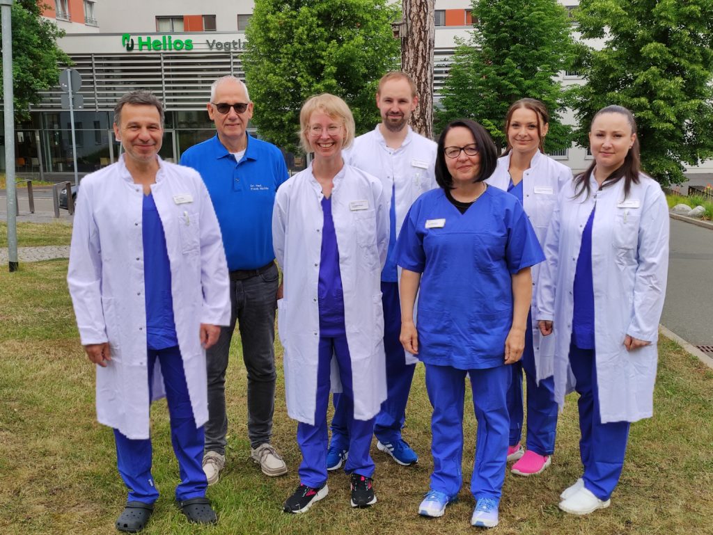 Ärzteteam der Klinik für Innere Medizin III. Foto: Helios Vogtland-Klinikum Plauen