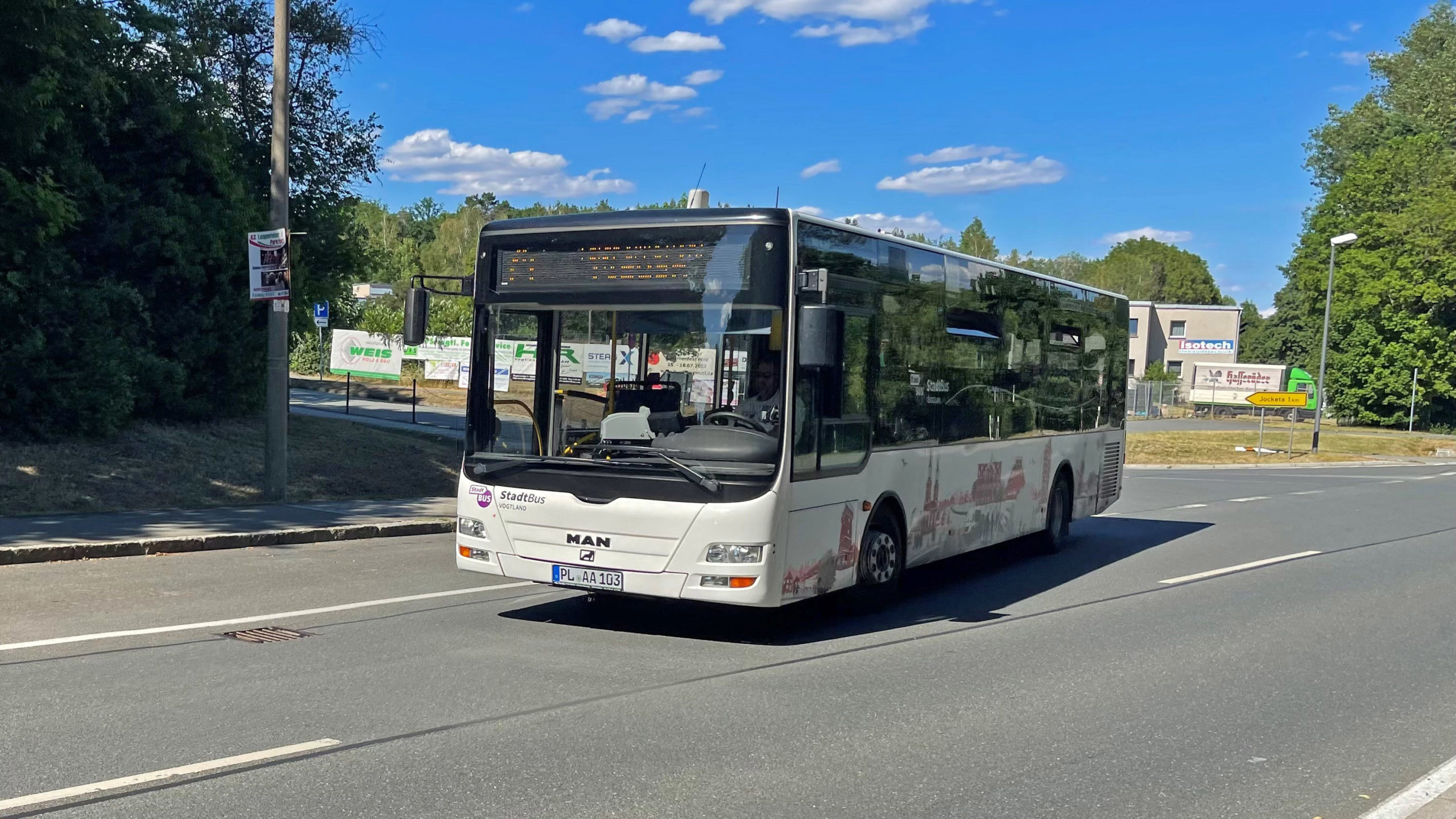 Linie 74 fährt umsteigefrei von Plauen an die Talspeere Pöhl