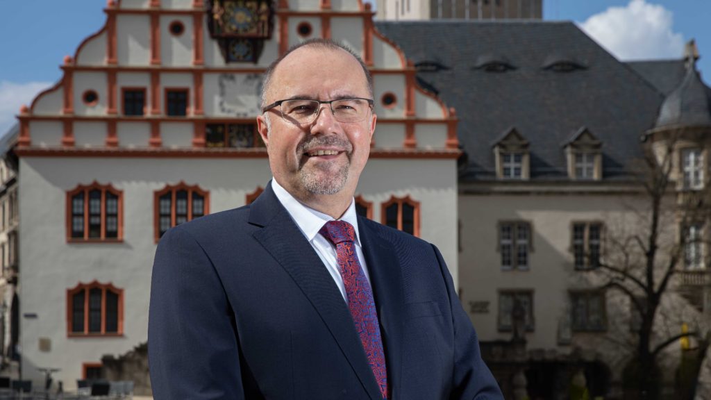 Plauens Oberbürgermeister Steffen Zenner. Foto: Stadt Plauen