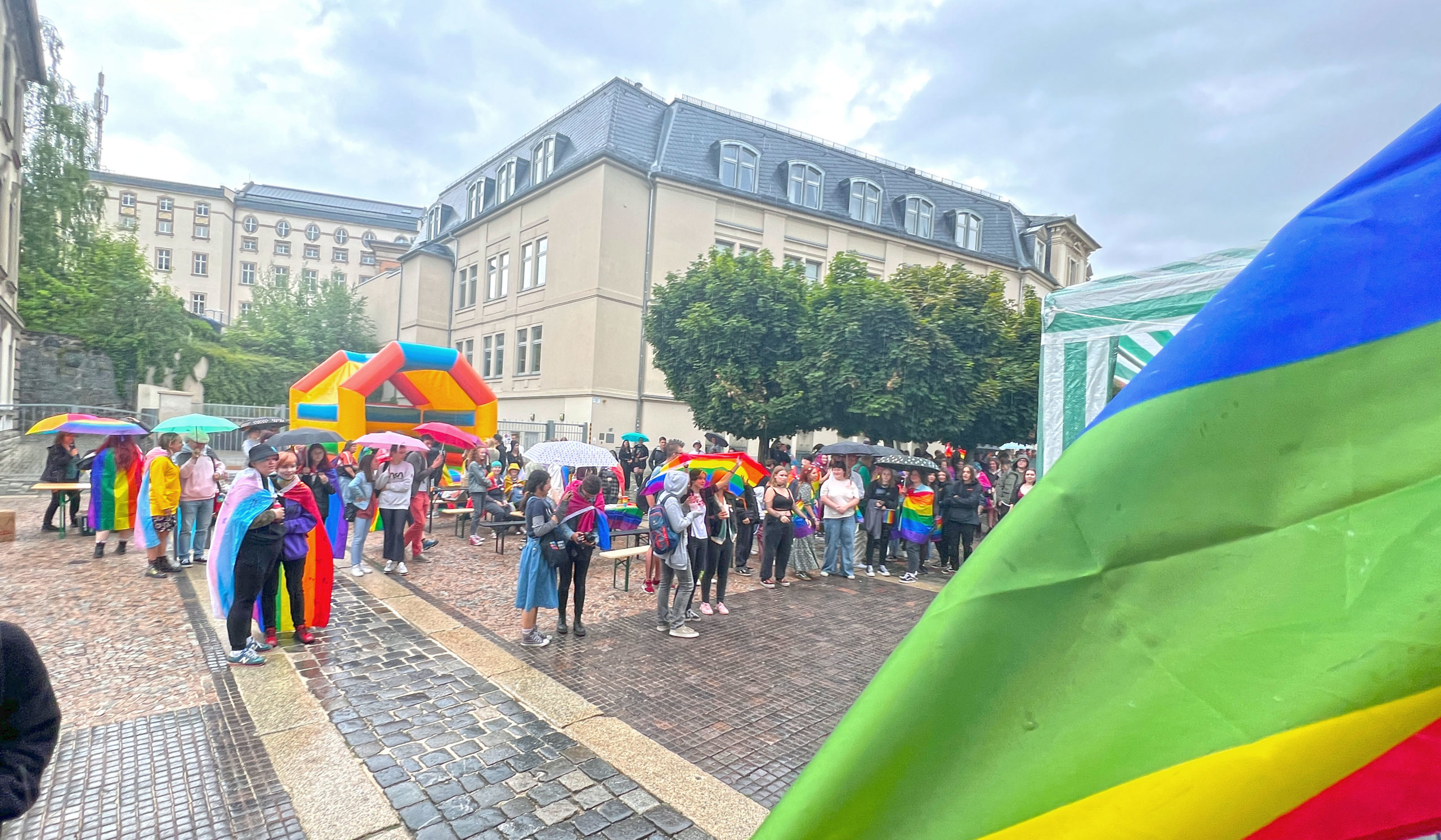 Erster Christopher Street Day in Plauen