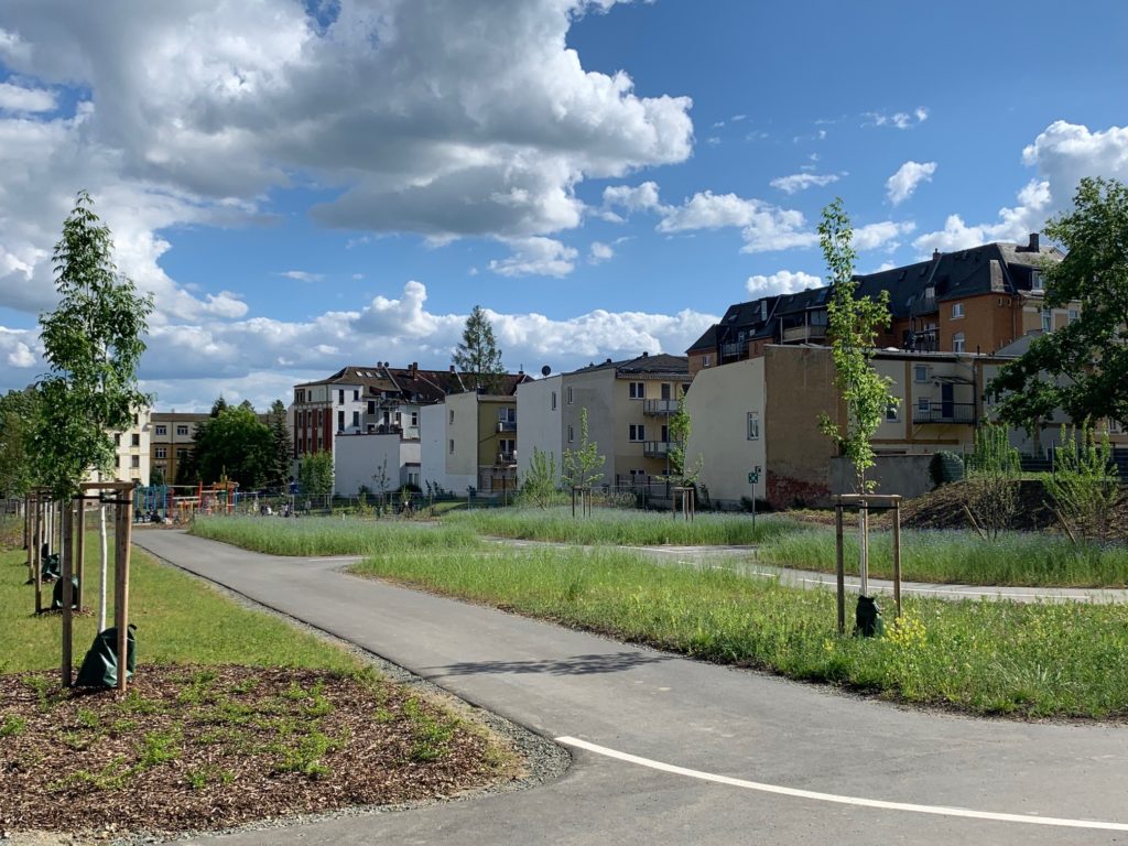 Aus alter Plauener Gardine wurde Freizeitquartier. Foto: Spitzenstadt.de