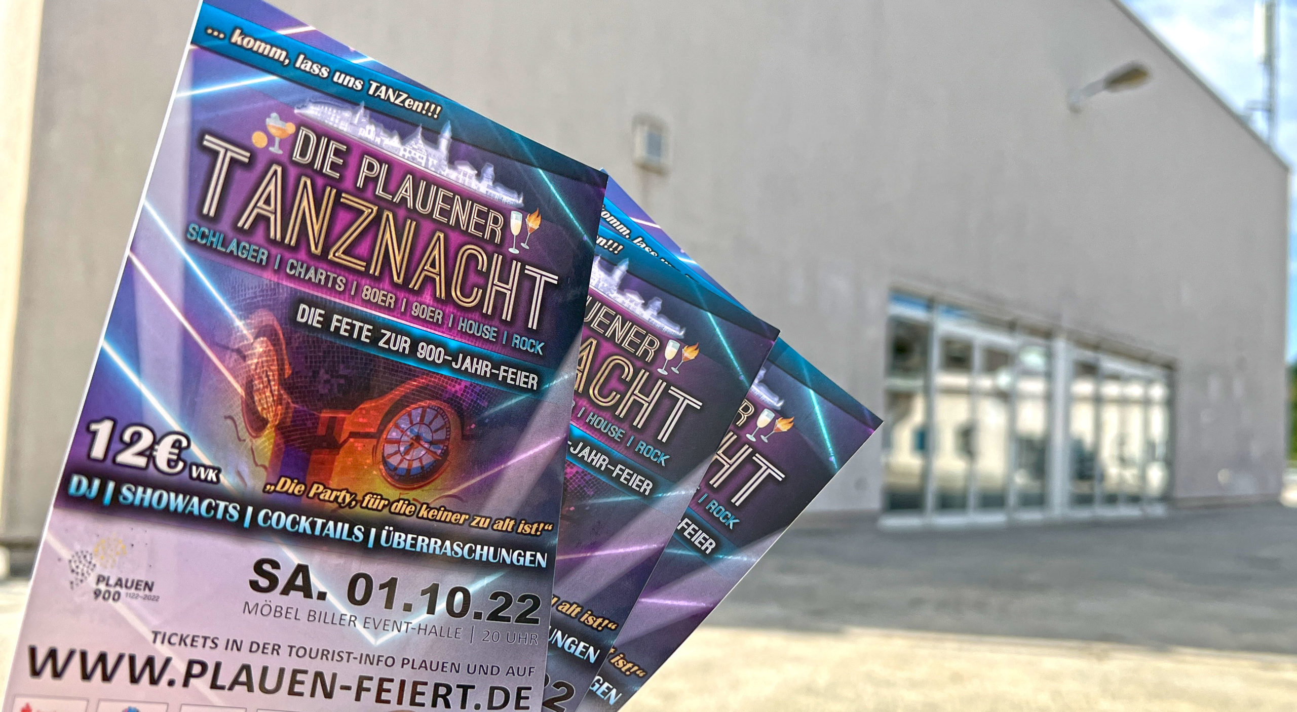 Abfeiern zur Tanznacht in Plauen