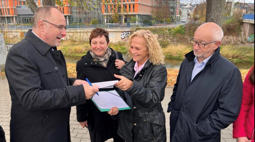 Fördermittel für Bau der Neuen Elsterbrücke. Foto: S. Höfer