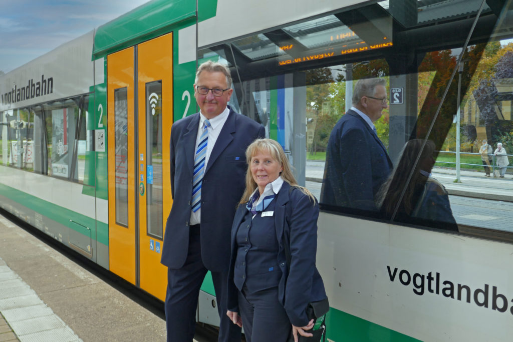 Zugbegleitpersonal künftig auf allen Zügen der Vogtlandbahn. Foto: VVV