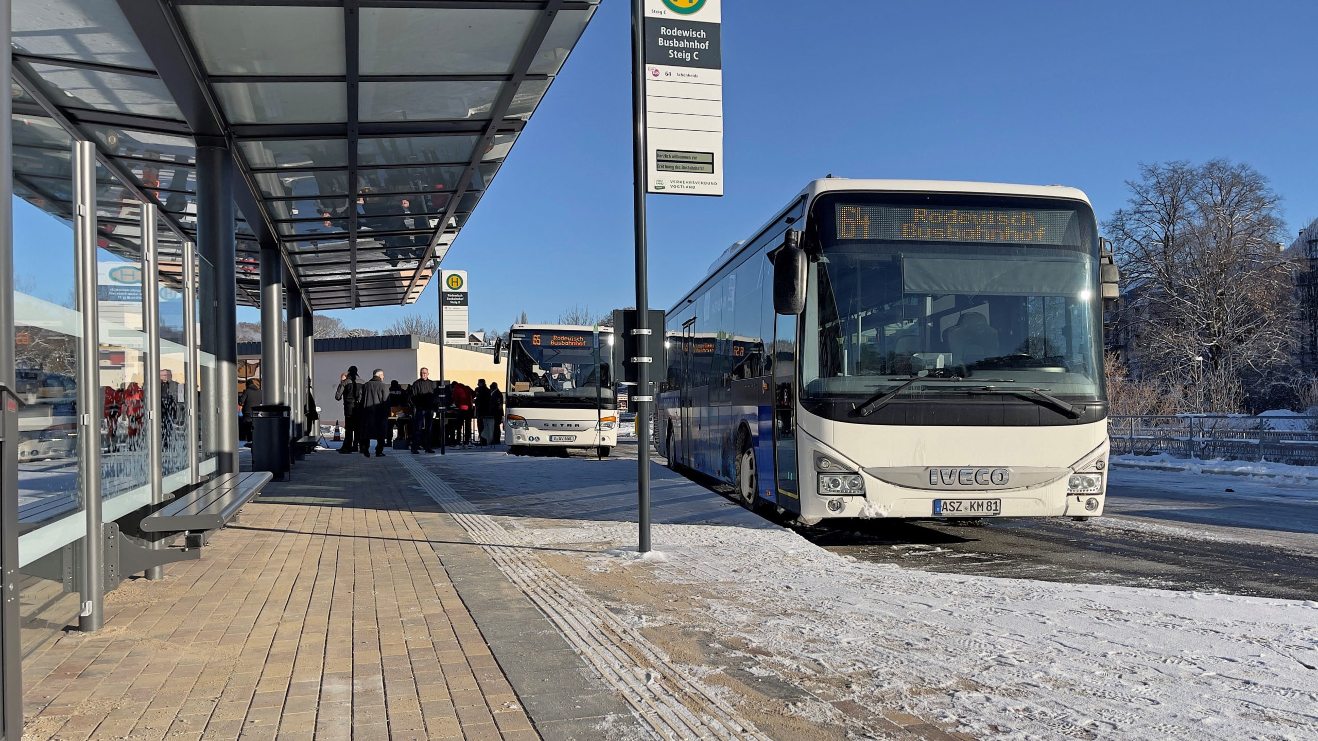 Busbahnhof Rodewisch feierlich eröffnet