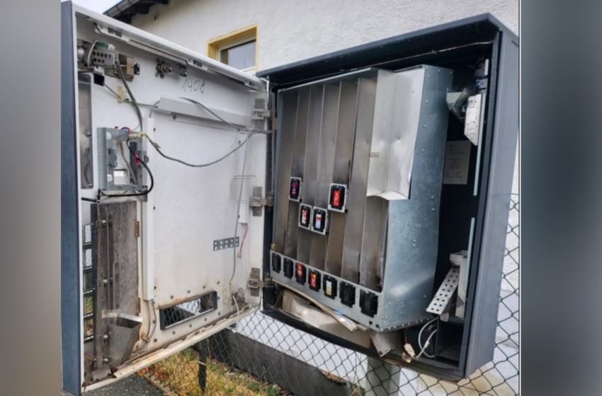 Zigarettenautomat in Plauen gesprengt